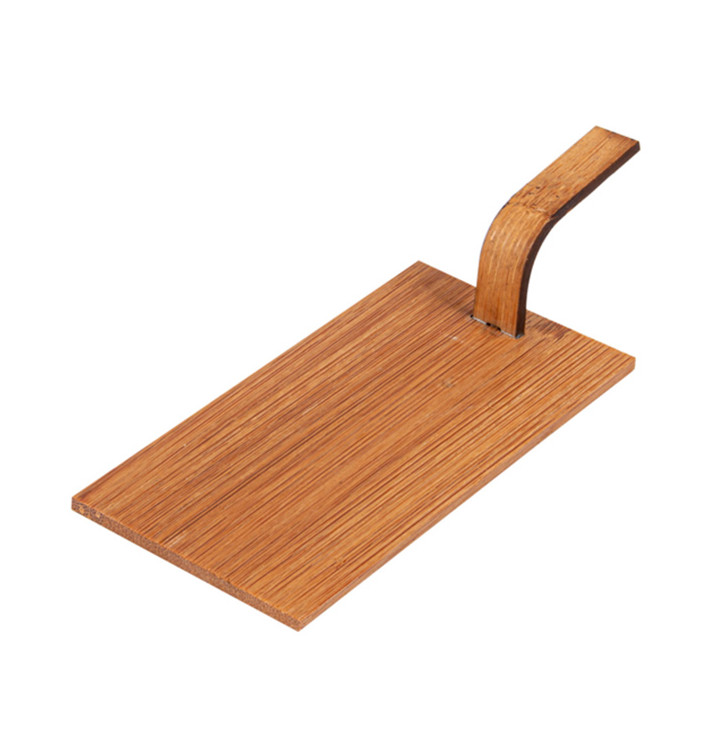 Mini Pá Bambu Natural Tapas 10x5 cm (400 Uds) Mini Pá Bambu Natural Tapas 10x5 cm (400 Uds)
