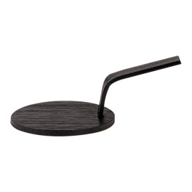 Mini Pá Bambu Preta Tapas Ø5 cm (400 Uds)