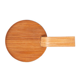 Mini Pá Bambu Natural Tapas Ø5 cm (400 Uds)