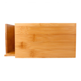 Porta-Guardanapos de Bambu 21x21x10cm (1 Ud)