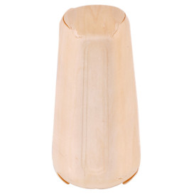 Barquilhas de Madeira Retangular 19,5x7,5x2,7cm (50 Uds)