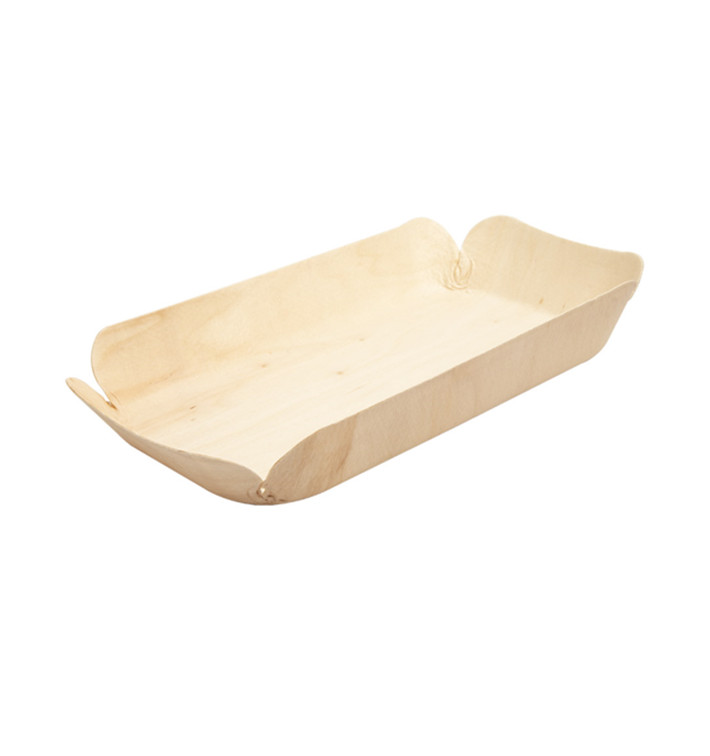 Barquilhas de Madeira Retangular 23x11,5x3,4 cm (200 Uds) Barquilhas de Madeira Retangular 23x11,5x3,4 cm (200 Uds)