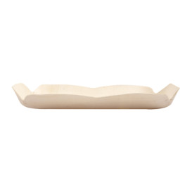 Barquilhas de Madeira Retangular 16,5x11x2 cm (200 Uds)