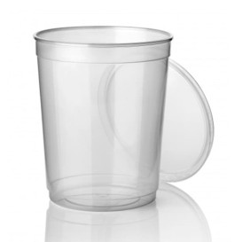 Embalagem Plastico Redondo Transp 1000ml  Ø11,5cm (50 Unidades)