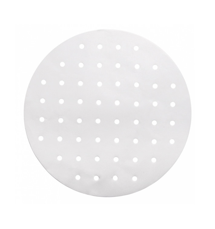 Papel Antigordura Branco para Panela Cozimiento Ø30 cm (2000 Uds) Papel Antigordura Branco para Panela Cozimiento Ø30 cm (2000 Uds)