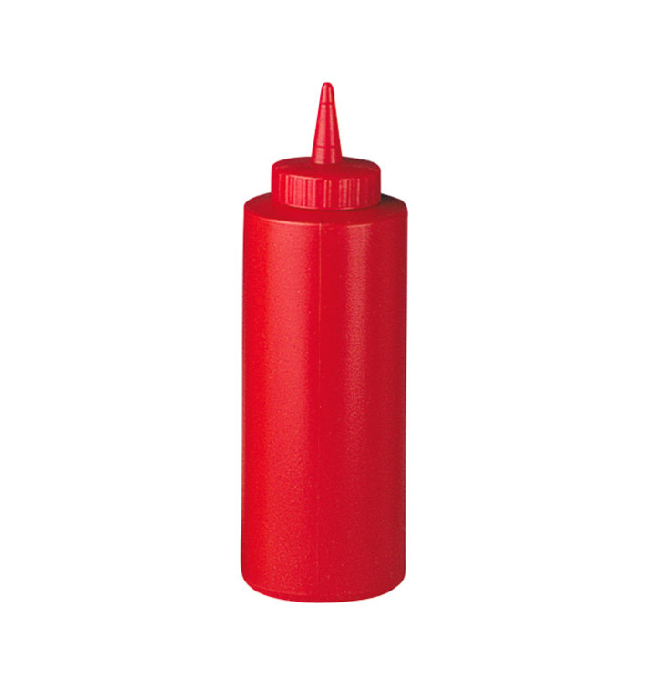Frascos para Molhos Plastico Rojo 360ml (72 Uds) Frascos para Molhos Plastico Rojo 360ml (72 Uds)