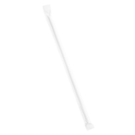 Palhinha Direita Papel Branco Embalada Branco Ø6mm 21cm (6000 Uds)