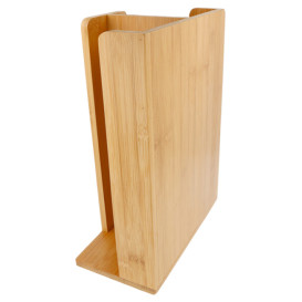 Organizador de Copo e Tampa de Bambu 23x12x30cm (1 Ud)