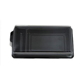 Embalagem para Sushi Preto 148x78mm 