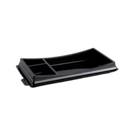 Embalagem para Sushi Preto 172x101mm 
