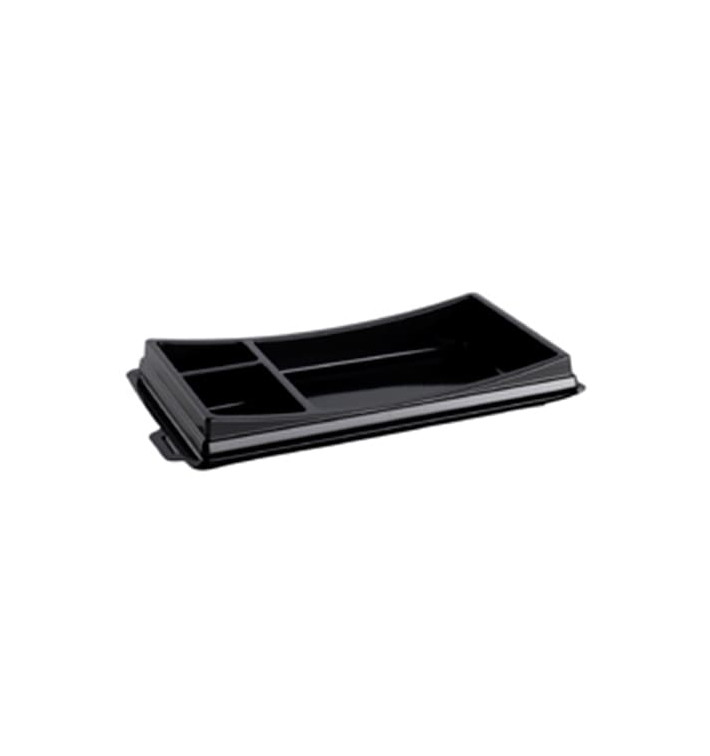 Embalagem para Sushi Preto 172x101mm Embalagem para Sushi Preto 172x101mm