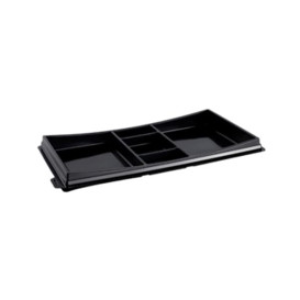 Embalagem para Sushi Preto 199x113mm (10 Uds)