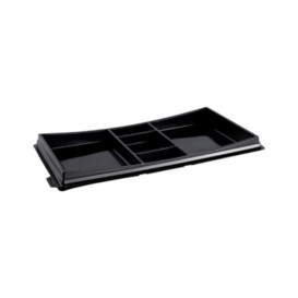 Embalagem para Sushi Preto 273x151mm 