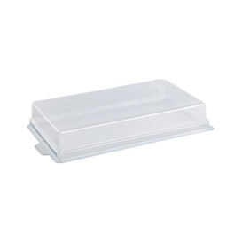 Tampa para Embalagem Sushi Preto 199x113mm 
