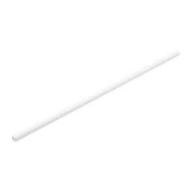 Palhinha Direita Papel Branco Ø6mm 20cm (250 Uds)