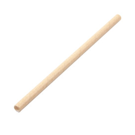 Palhinha Direita Papel Kraft Ø6mm 14cm (250 Uds)