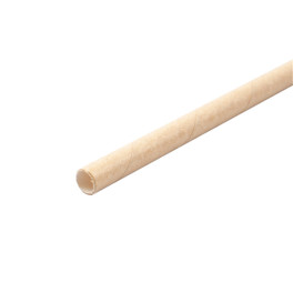 Palhinha Direita Papel Kraft Ø6mm 14cm (250 Uds)