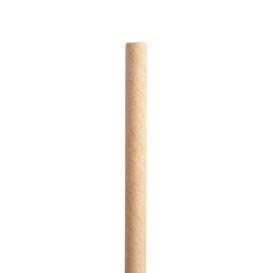 Palhinha Direita Papel Kraft Ø6mm 14cm (250 Uds)