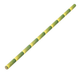 Palhinha Direita Papel Bambu Ø6mm 21cm (250 Uds)