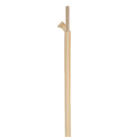 Palhinha Direita Papel Preto Embalada Kraft Ø8mm 20cm (3.000 Uds)