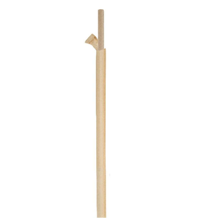 Palhinha Direita Papel Preto Embalada Kraft Ø8mm 20cm (3.000 Uds) Palhinha Direita Papel Preto Embalada Kraft Ø8mm 20cm (3.000 Uds)
