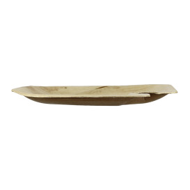 Prato folha de palmeira com Soporte 21x21x1,5cm (200 Uds)