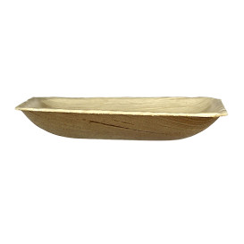 Prato quadrado de folha de palmeira 10x10x2,5cm (200 Uds)