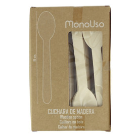 Colher de Madeira Eco 16cm (1.000 Unidades)