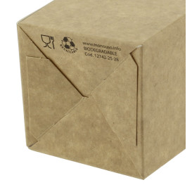 Caixa Pipocas Pequena Kraft 45g 6,5x8,5x15cm (700 Uds)