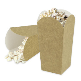 Caixa Pipocas Pequena Kraft 45g 6,5x8,5x15cm (700 Uds)
