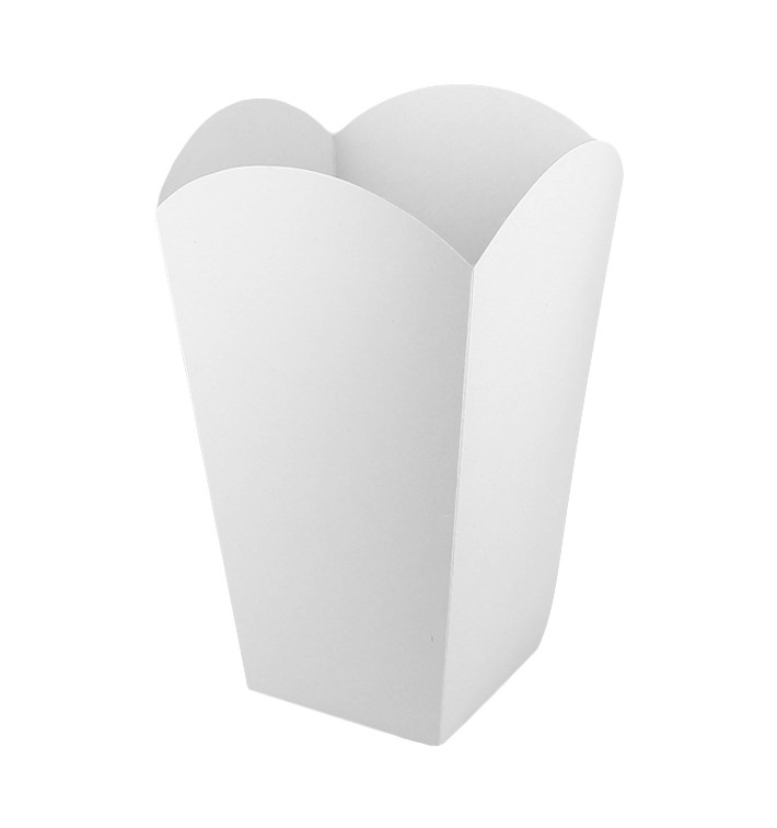 Caixa Pipocas Grande Branca 150gr 8,7x13x20,3cm (25 Uds) Caixa Pipocas Grande Branca 150gr 8,7x13x20,3cm (25 Uds)