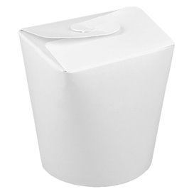 Embalagem Fechado Takeaway 100% ECO Branco 16Oz/480ml (50 Uds)