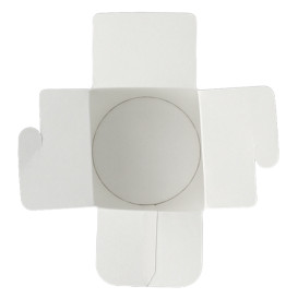 Embalagem Fechado Takeaway 100% ECO Branco 16Oz/480ml (50 Uds)