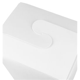 Embalagem Fechado Takeaway 100% ECO Branco 16Oz/480ml (50 Uds)