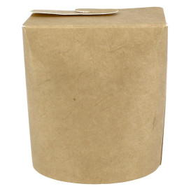 Embalagem Fechado Takeaway 100% ECO Kraft 16Oz/480ml (50 Uds)