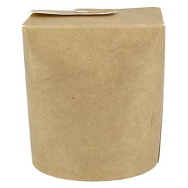 Embalagem Fechado Takeaway 100% ECO Kraft 16Oz/480ml (50 Uds)
