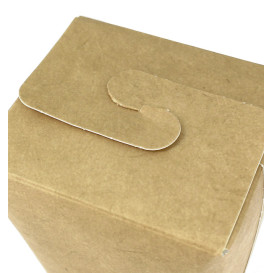 Embalagem Fechado Takeaway 100% ECO Kraft 16Oz/480ml (50 Uds)