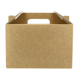 Caixa para Menu Kraft 225x145x150mm (150 Uds)