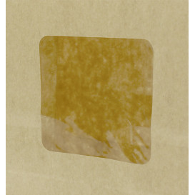 Saco Sem Alças Kraft Fecho Metálico e Janela 9+6x26cm (50 pcs)