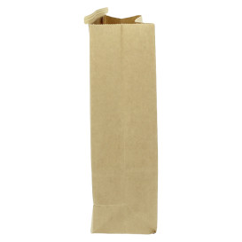 Saco Sem Alças Kraft Fecho Metálico e Janela 15+7x23cm (1000 pcs)