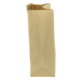 Saco Sem Alças Kraft Fecho Metálico e Janela 20+8x23cm (50 pcs)