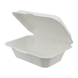 Embalagem Cana-de-açúcar Branco 136x182x64mm (300 Uds)
