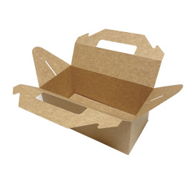 Caixa de cartão Kraft Picnic Box 228x122x97mm (25 Uds)