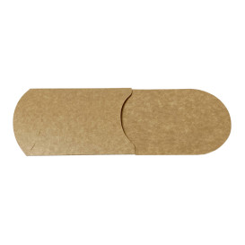 Embalagem de Cartão Kraft para Wraps 240x90x35mm (1.000 Uds)