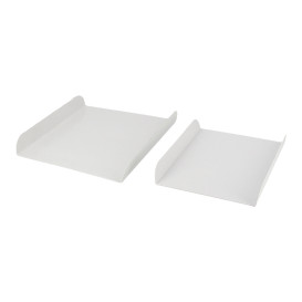 Bandeja Porta Waffle Branco 13,5x10x1,8 cm (100 Uds)