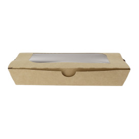 Embalagem Cartolina Janela 21x13x3,5cm 730ml (25 Uds)