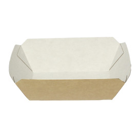 Barqueta Cartolina Kraft 9,6x6,5x4,2cm 250ml (1000 Uds)