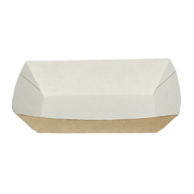 Barqueta Cartolina Kraft 11x7x3,5cm 300ml (25 Uds)