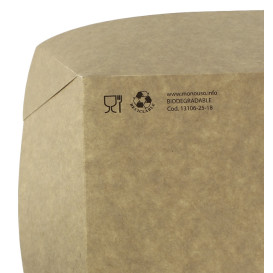 Barqueta Cartolina Kraft 780ml155x90x55mm (25 Uds)