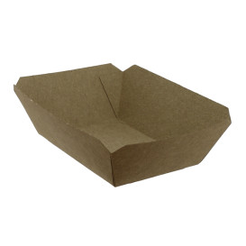 Barqueta Cartolina Kraft-Kraft 9,6x6,5x4,2cm 250ml (25 Uds)